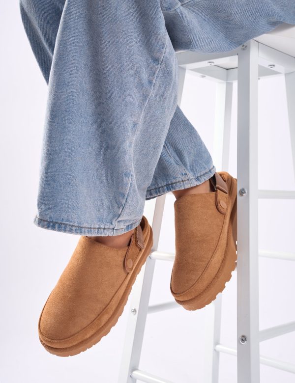 Goldie Chesnut Faux Fur Lined Mules Jetzt online – Bild 3