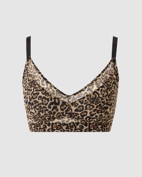 Mesh Support Bra Leopard Rabatt – Bild 2