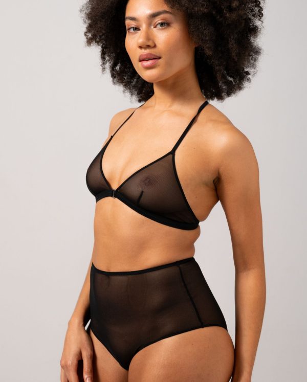 Mesh Highwaist Briefs Black Online-Verkauf – Bild 5