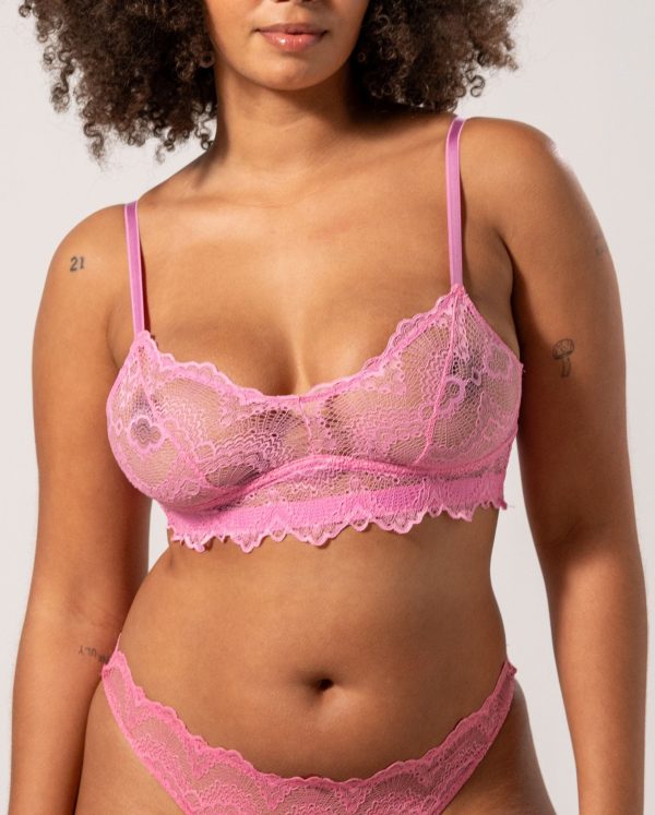 Lace Balconette Candy Pink Rabatt – Bild 5