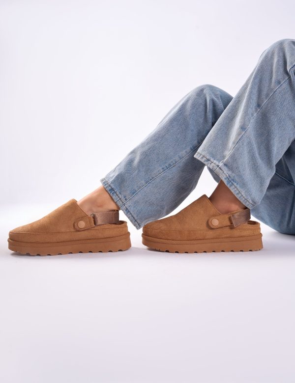 Goldie Chesnut Faux Fur Lined Mules Jetzt online – Bild 2