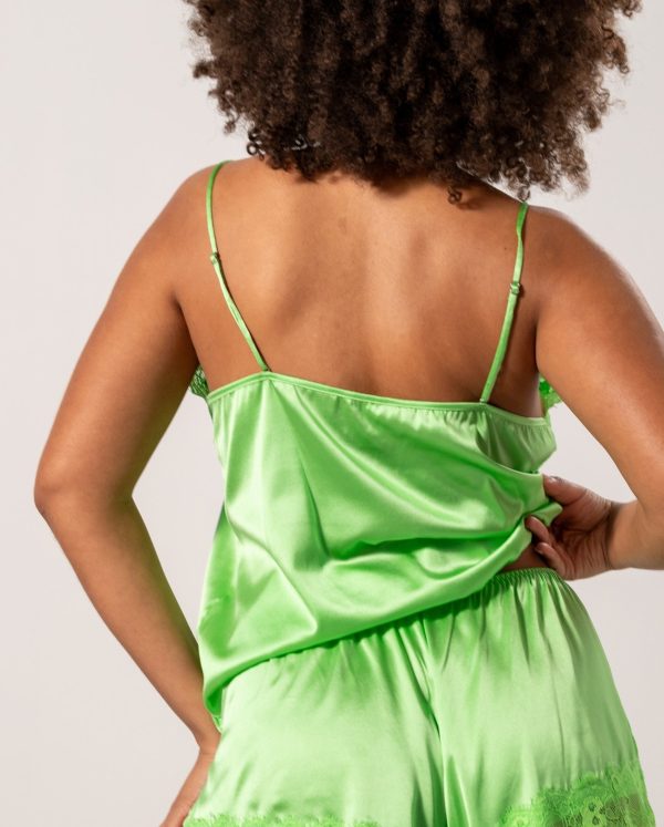 Silk Lace Camisole Mint Green Jetzt online – Bild 4